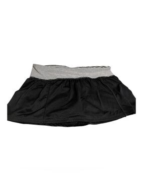 American Eagle Outfitters Black Skort with Black-and-White Striped Waist NWOT!